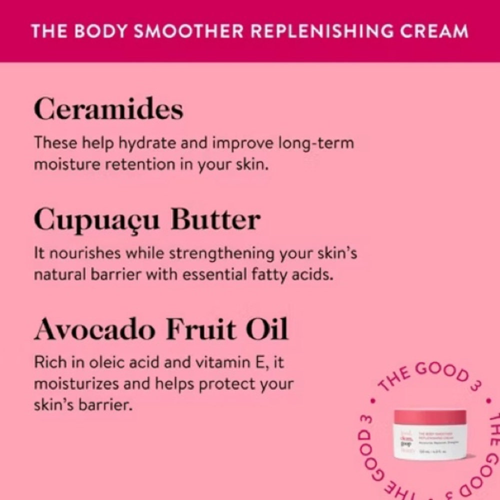 good.clean.goop beauty The Body Smoother Replenishing Moisturizer, NEW - Picture 3 of 7